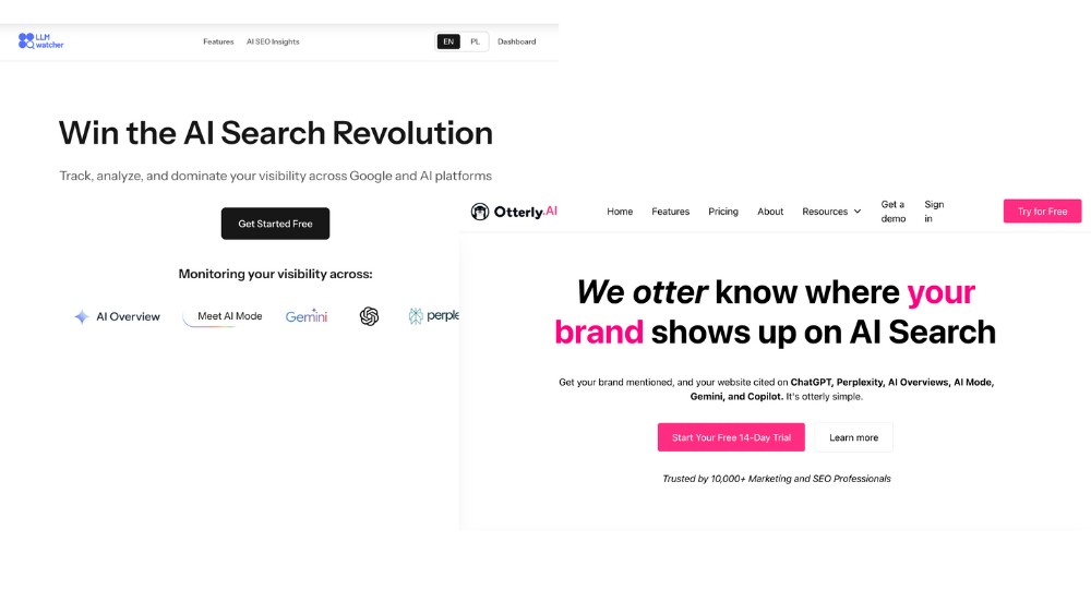 Otterly.ai vs. LLMwatcher: Wybór odpowiedniego narzędzia na czas Rewolucji Wyszukiwania AI